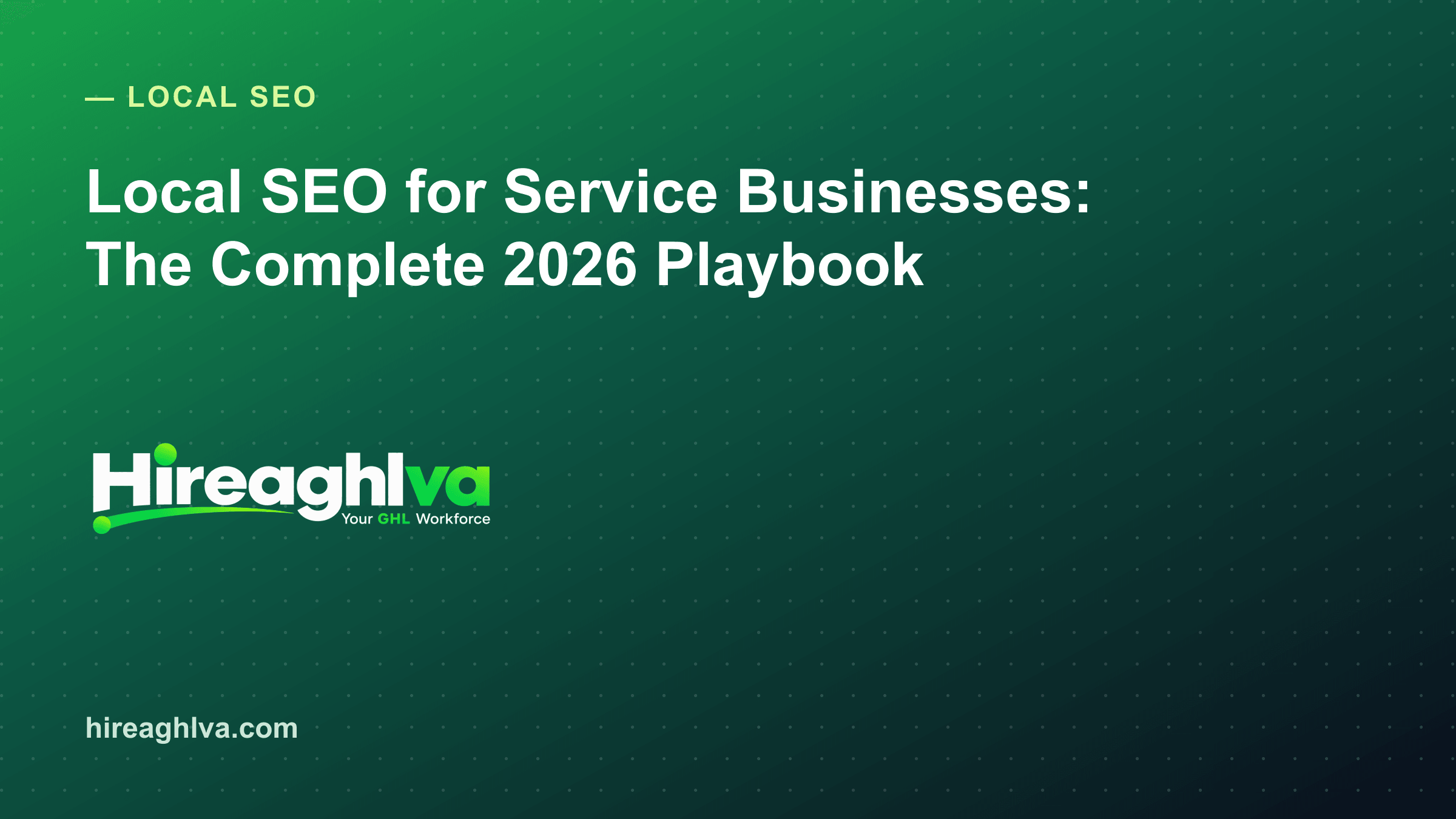 Illustration representing local SEO for service businesses